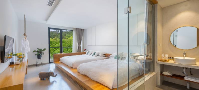 莫干七栖·QIXI温泉设计师环山野奢·星空泳池花园美宿图片