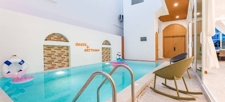 Downtown Oasis 步行街近沙滩5卧6卫 泳池别墅 中文管家(Downtown Oasis Pool Villa Collection A | KTV Private Stay | Near Walking Street)图片