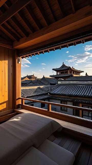 老城根・黛瓦星檐｜新中式观景四合院(大同古城代王府店)图片