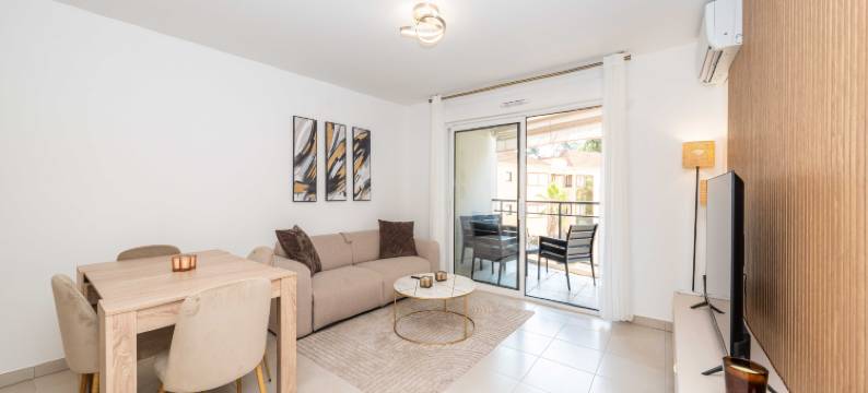 Modern apartment with terraces, parking - Cannes图片