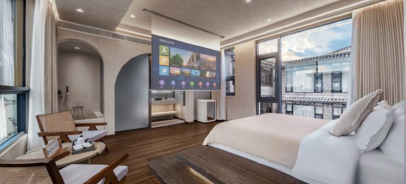 喜云栖·果秋｜Meditation Space 观山瞰云古镇全景·苍山野美宿图片