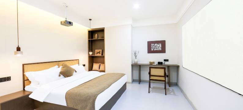 莱客 · 智能轻奢影院民宿(延吉延边大学网红墙水上市场店)图片