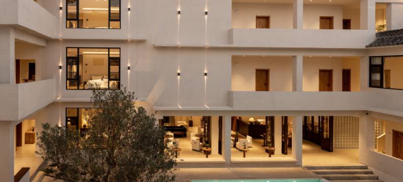 大理山下宿图片