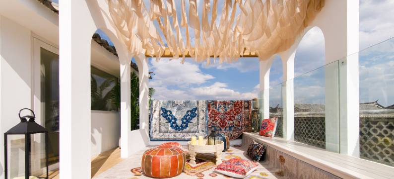 大理龙龛码头●柿野SHIYE丨Cafe Coco设计师美宿(摩洛哥天台店)图片