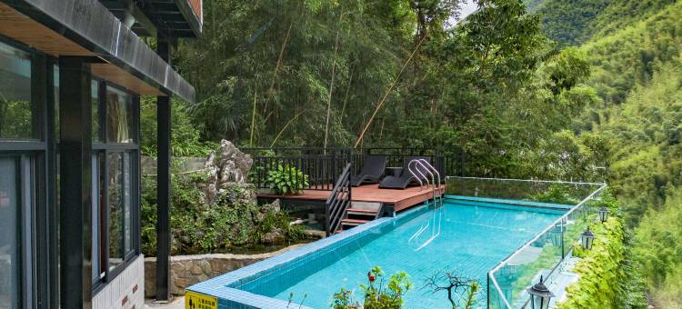 安吉青竹园·临溪·半空泳池·电梯房观景民宿图片