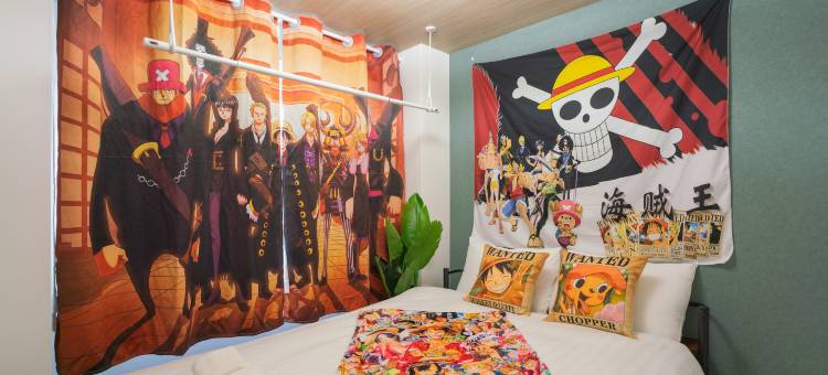 フォルモント寺田町204 - 海贼王主题公寓，寺田町站步行8分(Baden² MINPAKU STYLE～ART～TERADACHO - One Piece themed apartment, 8 mins to Teradacho Station)图片