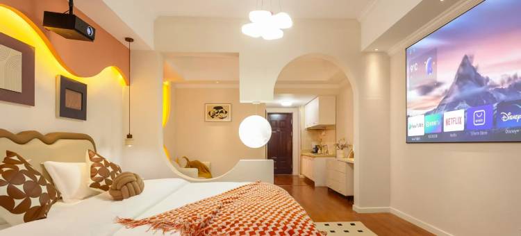 悦见美佳精品民宿(乌海万达广场店)图片