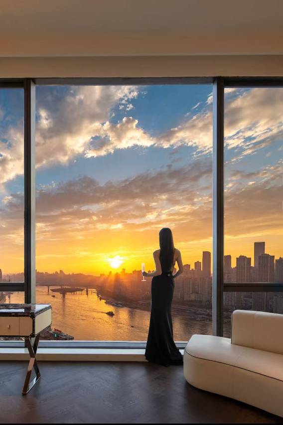 揽星S江景酒店公寓(滨江星光大道店)