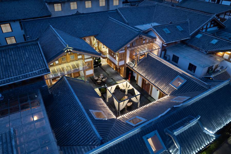 暮山映雪·隱士四合院(松潘古城店)