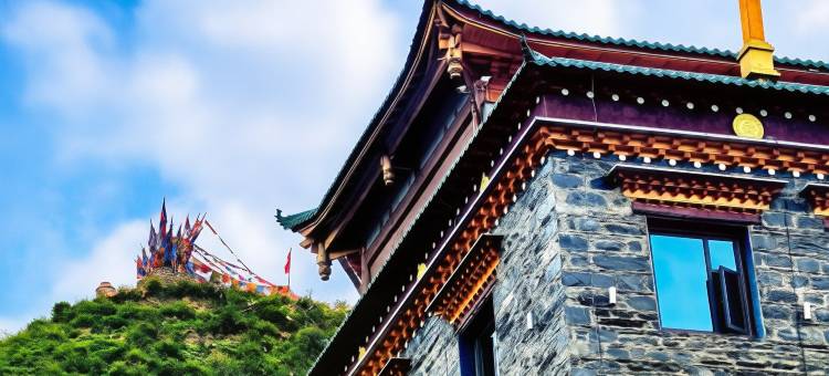 花筑·唐拉颇章·悬崖藏地民宿(牟尼沟风景区店)图片