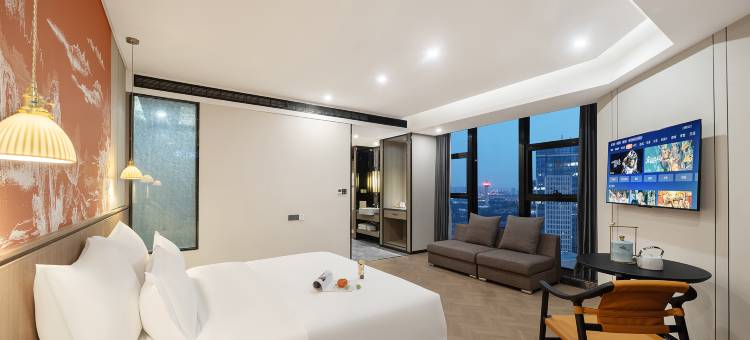 欢棠·茉舍酒店(郑州高铁东站绿地双子塔店)图片