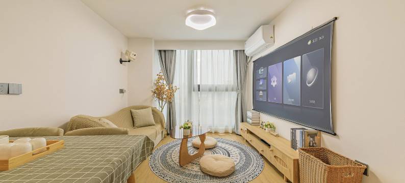 栖牛轻奢投影民宿(泊里中心店)图片