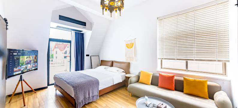 听海轩奢·知北游轻法式风格情侣亲子度假别墅图片