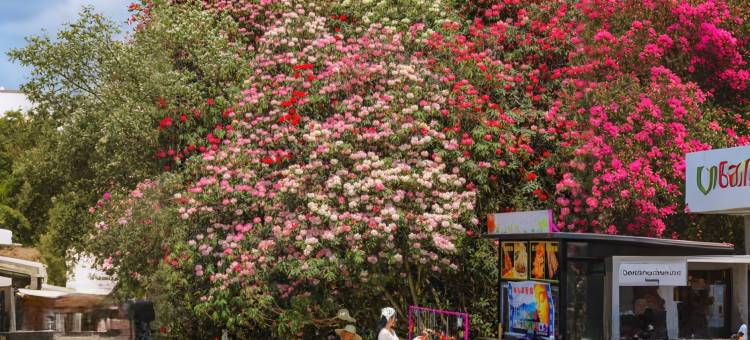 黔花之筑·巨幕轻奢花海酒店(黔西高铁站步行街店)图片