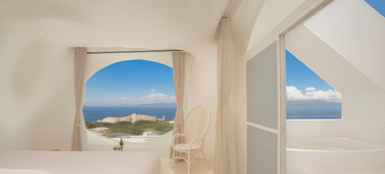 上荨罗迦·Santorini月亮湾希腊亲子海景私汤民宿(抚仙湖风景区)图片