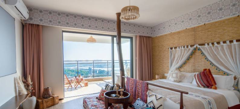 双月湾·栖樾·日落云宿图片