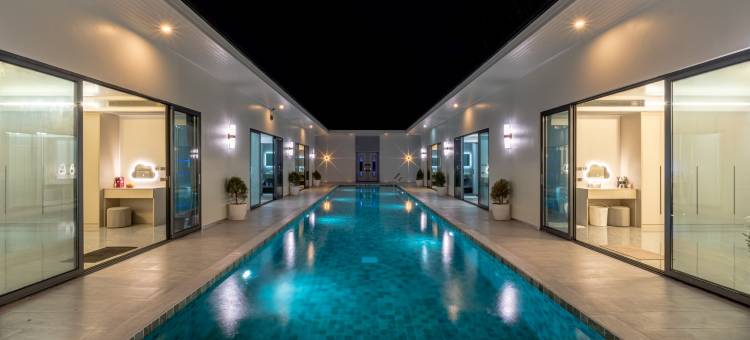 TML时尚庄园大别墅|6房8卫|豪华KTV包房、泳池、桌球台、篮球场(T M L-Manor House 6 Bedroom-Independent Swimming Pool and Powerful Ktv)图片