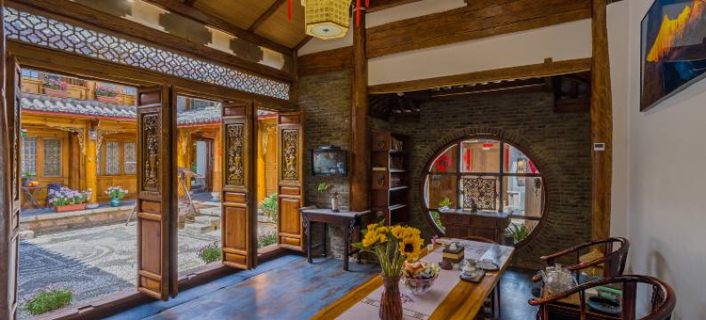 晴初阁·Mirth-sun新中式·秘密花园│东方美学民宿(古城大水车店)图片