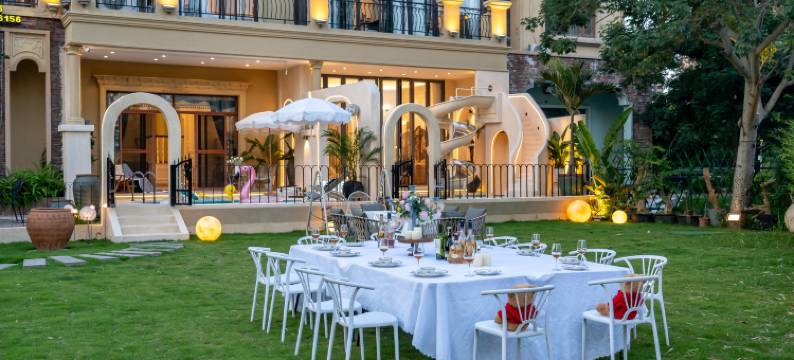 东山海蓝蓝温泉泳池度假别墅图片