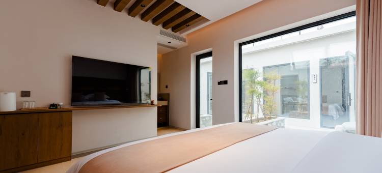 花筑·晓初丨山景美学设计师丨度假民宿酒店(泰山红门登山口店)图片