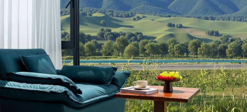 那拉提闲窗云影山景民宿图片