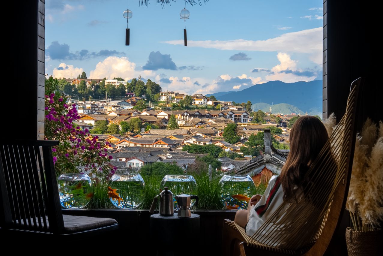 丽江古城听花堂·360度观古城度假酒店(大水车店)图片