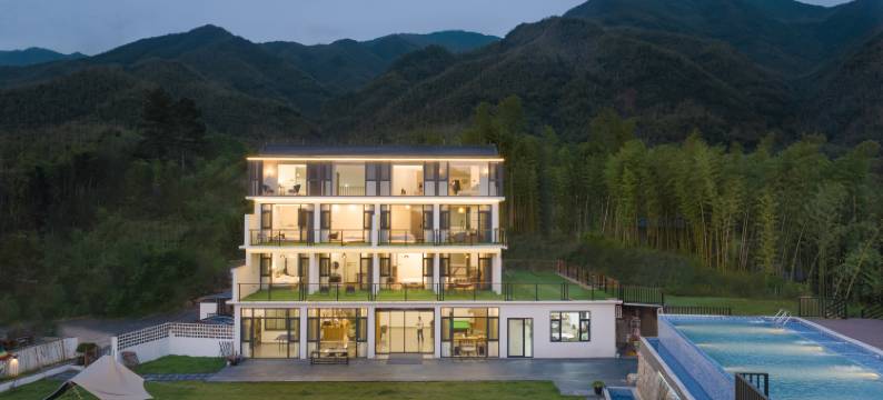 安吉坡上·春晓星空泳池Rustic Luxury美宿(龙王山峡谷漂流店)图片