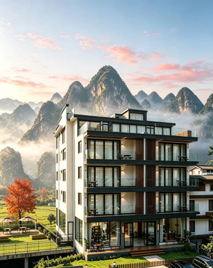阳朔得舍|东方山水隐世·醉枕星河·花园民宿(遇龙河十里画廊店)