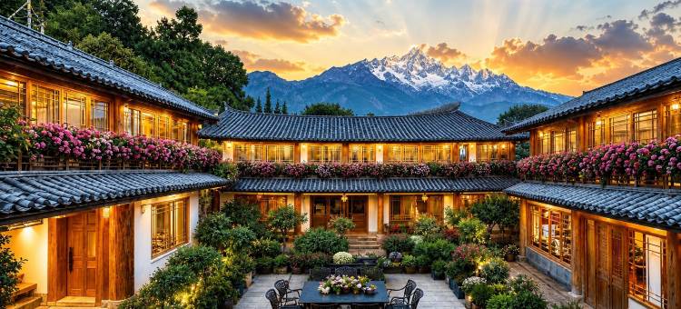 花自在·雪山逸享·空中花园360°高空度假别院(丽江古城四方街店)图片