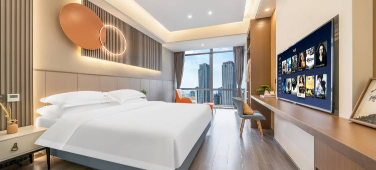 天壹·全景智能酒店(重庆江北国际机场中央公园地铁站店)图片