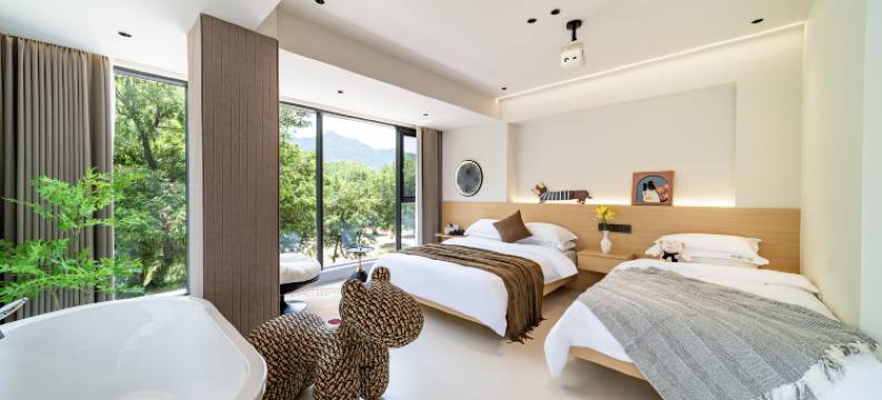 云栖柠檬·环山观景·漂流溯溪·亲子水畔小苑(月亮湾风景区店)图片