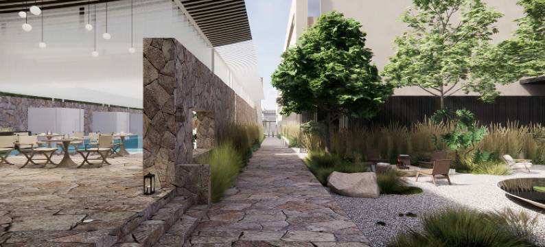 大理古城·理安听风Vitae私汤庭院图片