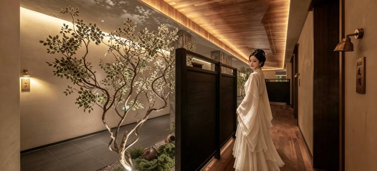 陌上|在外桃园·侘寂美学·私汤园林度假酒店(陶阳里人民广场店)图片