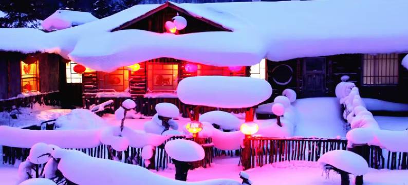 雪谷·瑞雪Snow·冬月绘漫旅行美宿(雪谷风景区店)图片