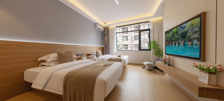 荔波•橙暖│ Joy· MAX·影视智能生活美学酒店(民生路美食街店)图片