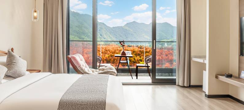 又见杉河·观红杉林全景度假美墅(皖南川藏线店)图片