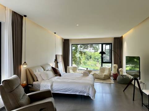 院里树下·山野夏日星空露营团建轰趴度假民宿