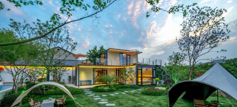 安吉钱山·栖舍Motorcycle山野露营亲子度假美宿图片