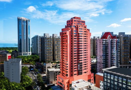 海口国贸中心亚朵X酒店外景图