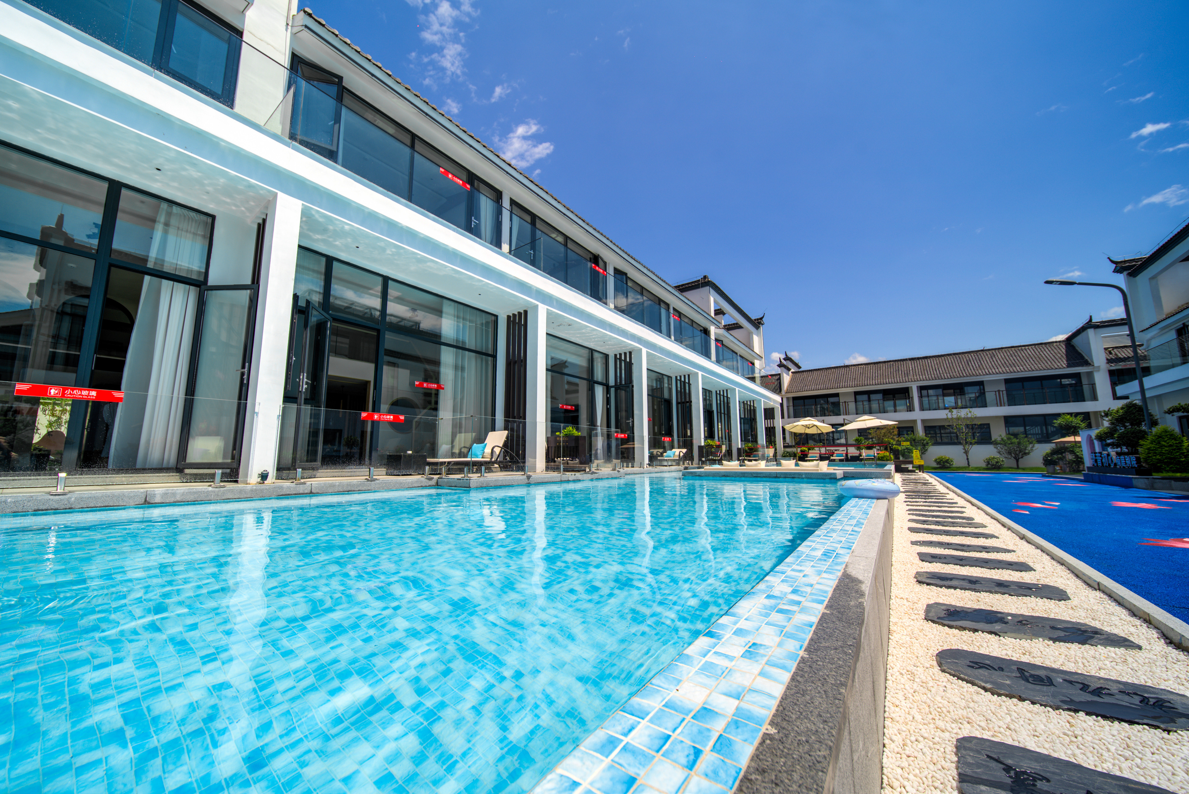 South Pavilion yardOver view