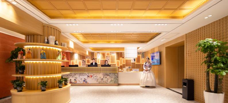 栀子·艺术酒店(延吉延边大学网红墙店)图片