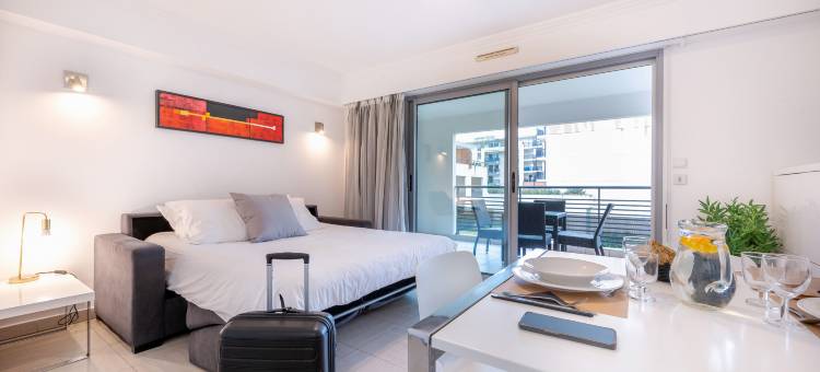 丽都卡奈斯梅尔尼米亚公寓酒店(Nemea Appart Hotel le Lido Cagnes Sur Mer)图片