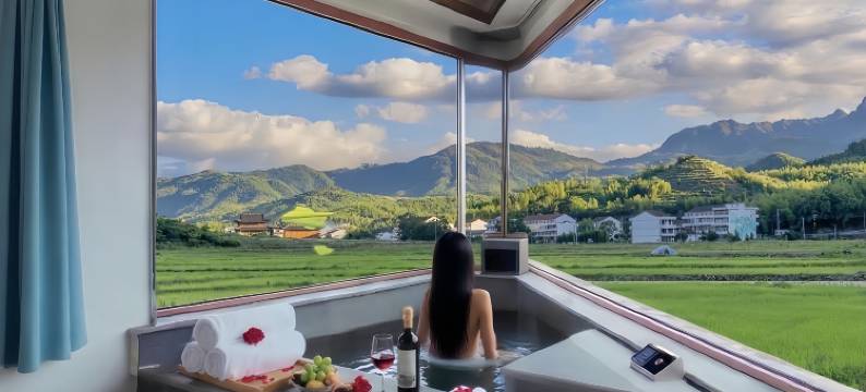 枕畔・侨乡归居Sexy・360°疗愈田园丨火山温泉度假美宿(和顺古镇店)图片