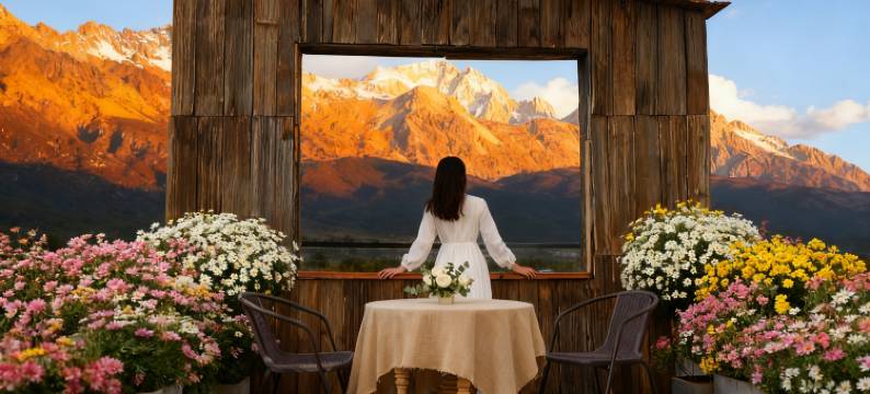 丽江·凝风蓝丨‌SnowMountainWindBells日照金山野奢酒店图片