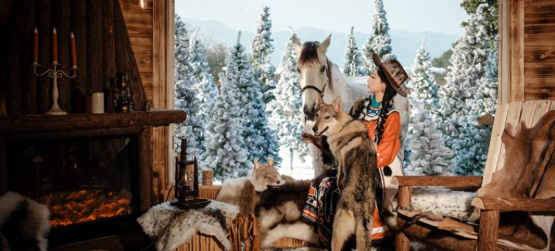 安吉栖心山隐·藏风雪景Valley Villa山野温泉美拍亲子度假美宿图片