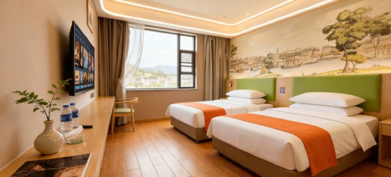 维｜也钠云境美居•静逸轻居•设计城市酒店(淮滨人民政府淮滨站店)图片