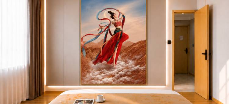 悦客尚景丨釉彩河西・TECH智能・东方艺境奢品酒店(七彩丹霞景区店)图片