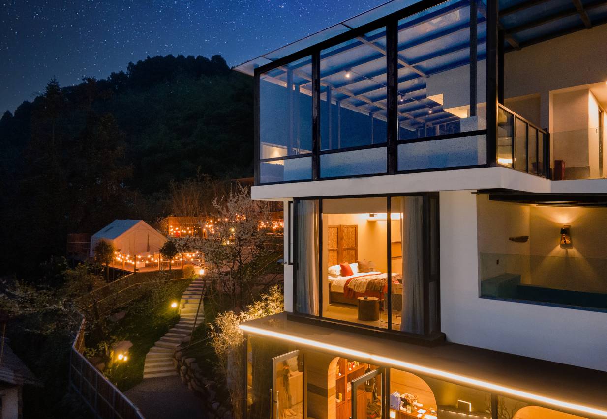 崇州一道青城·camping山野私汤民宿图片