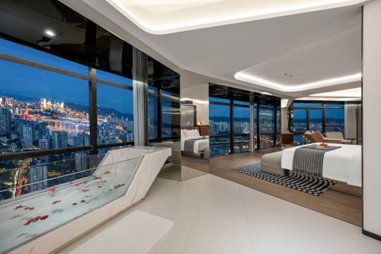 Sky·云际51高空江景度假酒店(重庆奥体中心龙湖时代天街店)图片