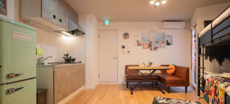フォルモント寺田町204 - 海贼王主题公寓，寺田町站步行8分(Baden² MINPAKU STYLE～ART～TERADACHO - One Piece themed apartment, 8 mins to Teradacho Station)图片